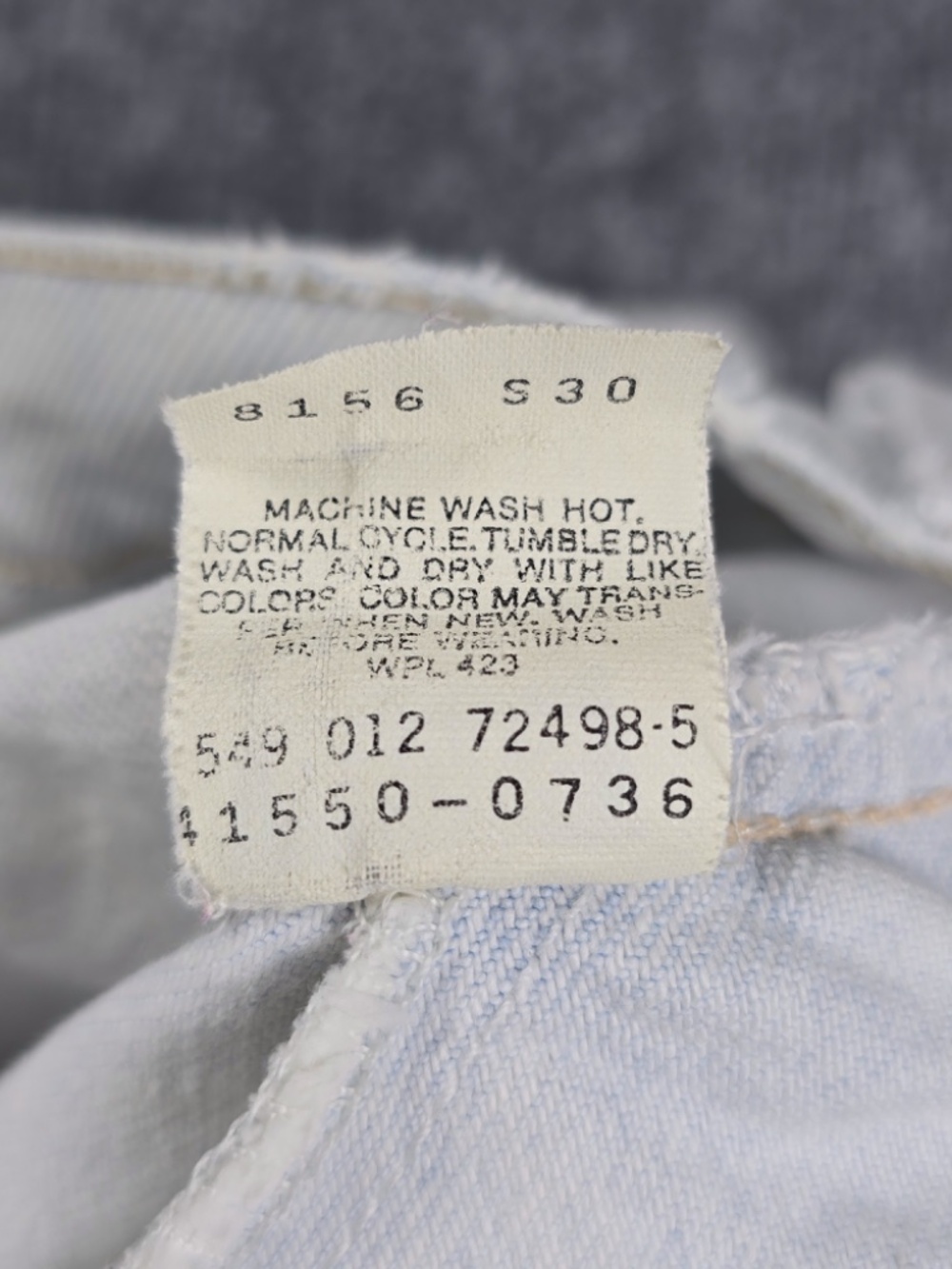 Vintage Levi’s SilverTab Relaxed Fit Jeans 32x34 Made in USA 1992 Light Wash - Picture 12 of 16
